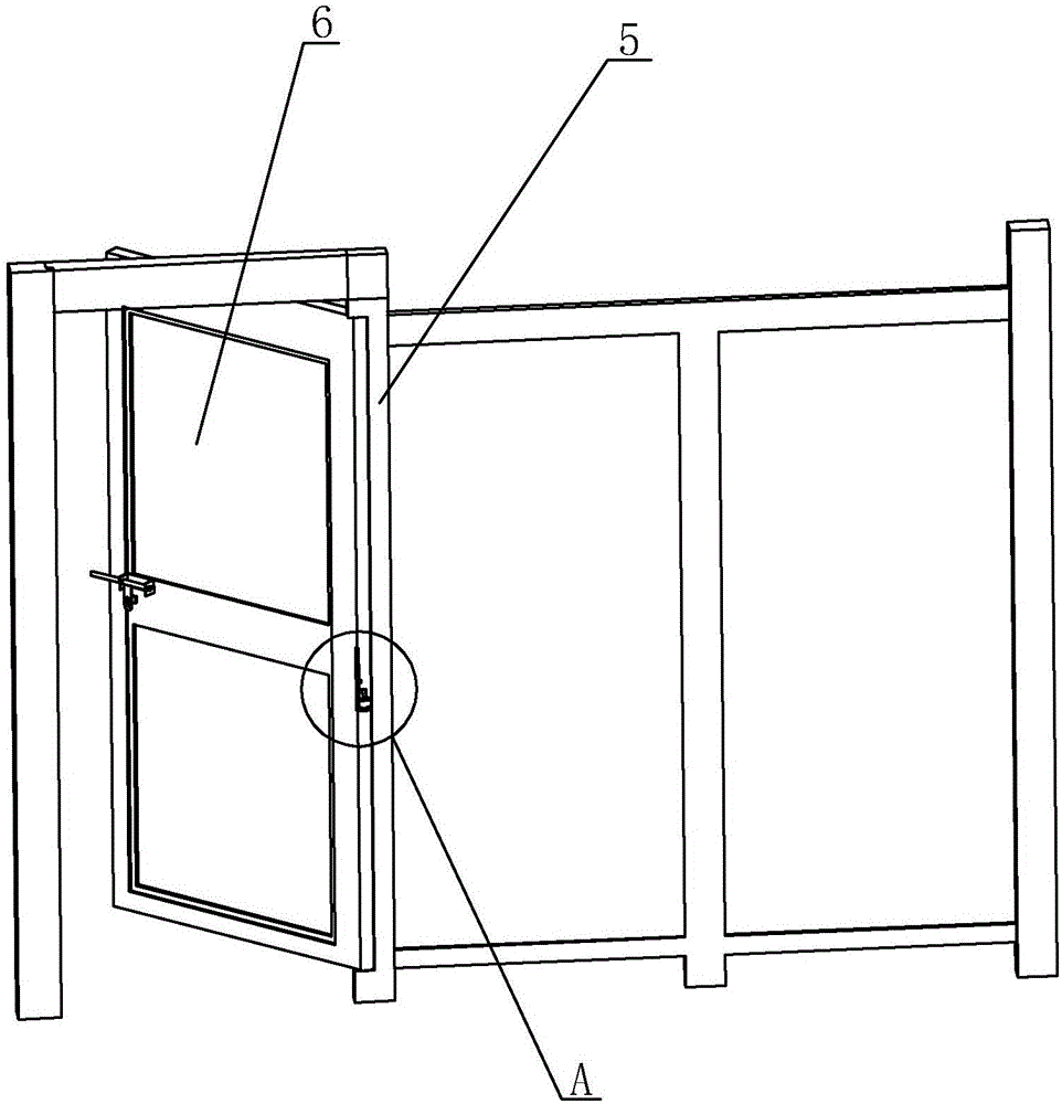 Guard room partition structure