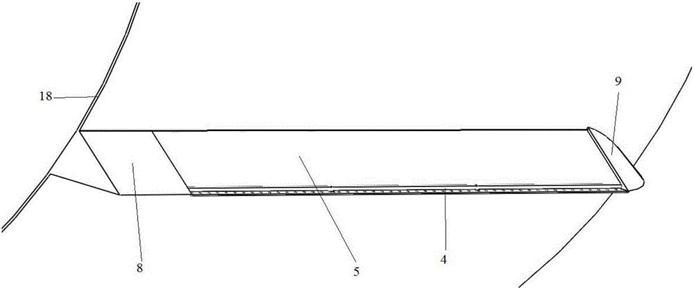 Foldable bilge keel with groove-shaped base plate