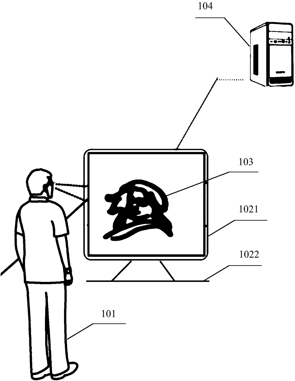 Limb interaction method and system based on virtual person