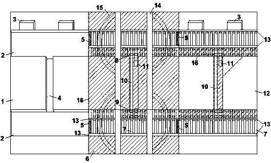 Intelligent roller wheel horizontal moving three-dimensional garage entrance and exit platform