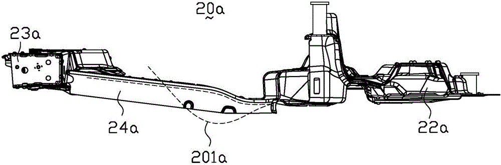 Collision energy absorption device and automobile