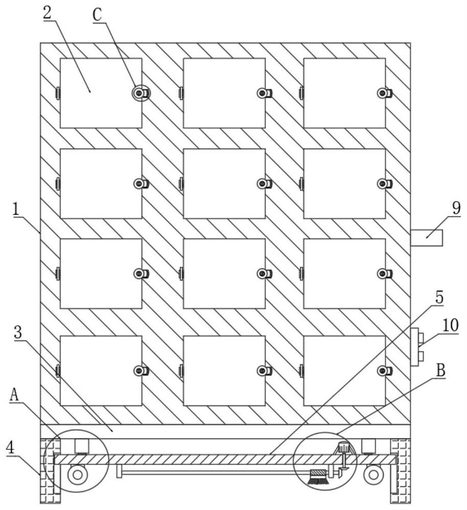 Movable dressing change medicine and instrument storage device
