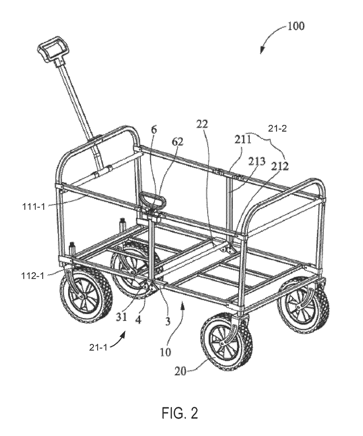 Connecting and stabilizing mechanism of foldable cart and foldable cart having same
