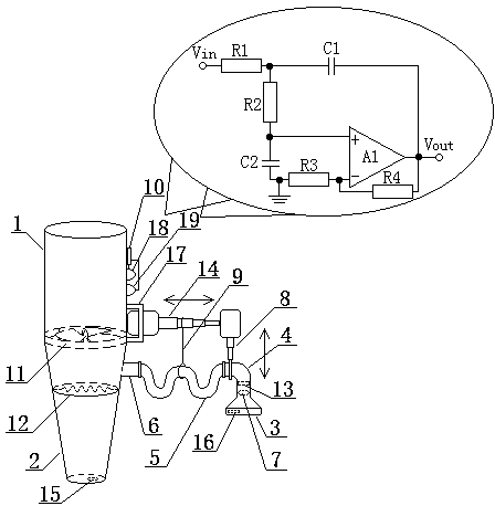 High-efficiency circular blowing device for baking oven of tenter setting machine