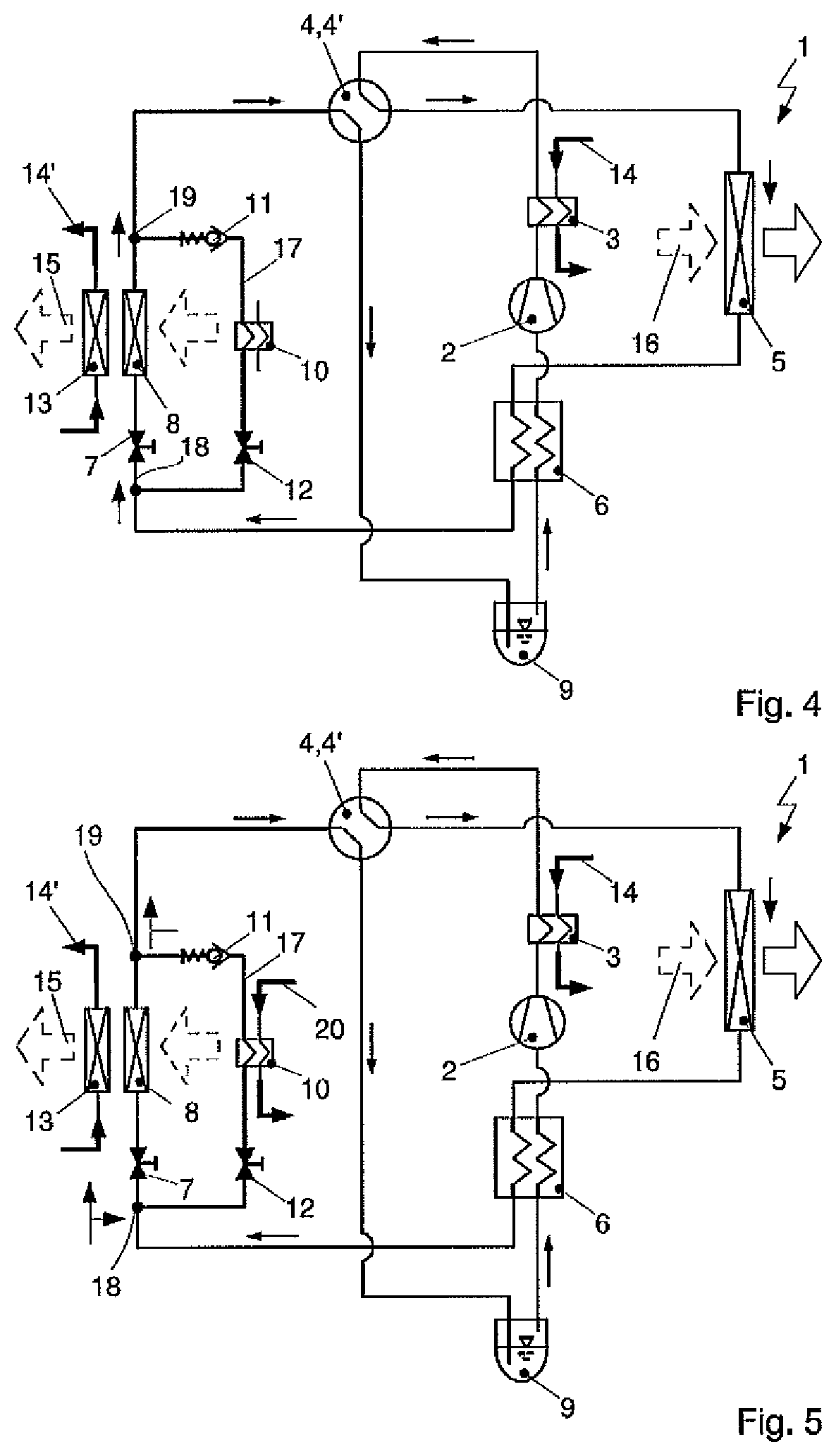 Air-conditioning system of a motor vehicle and method for operating the air-conditioning system