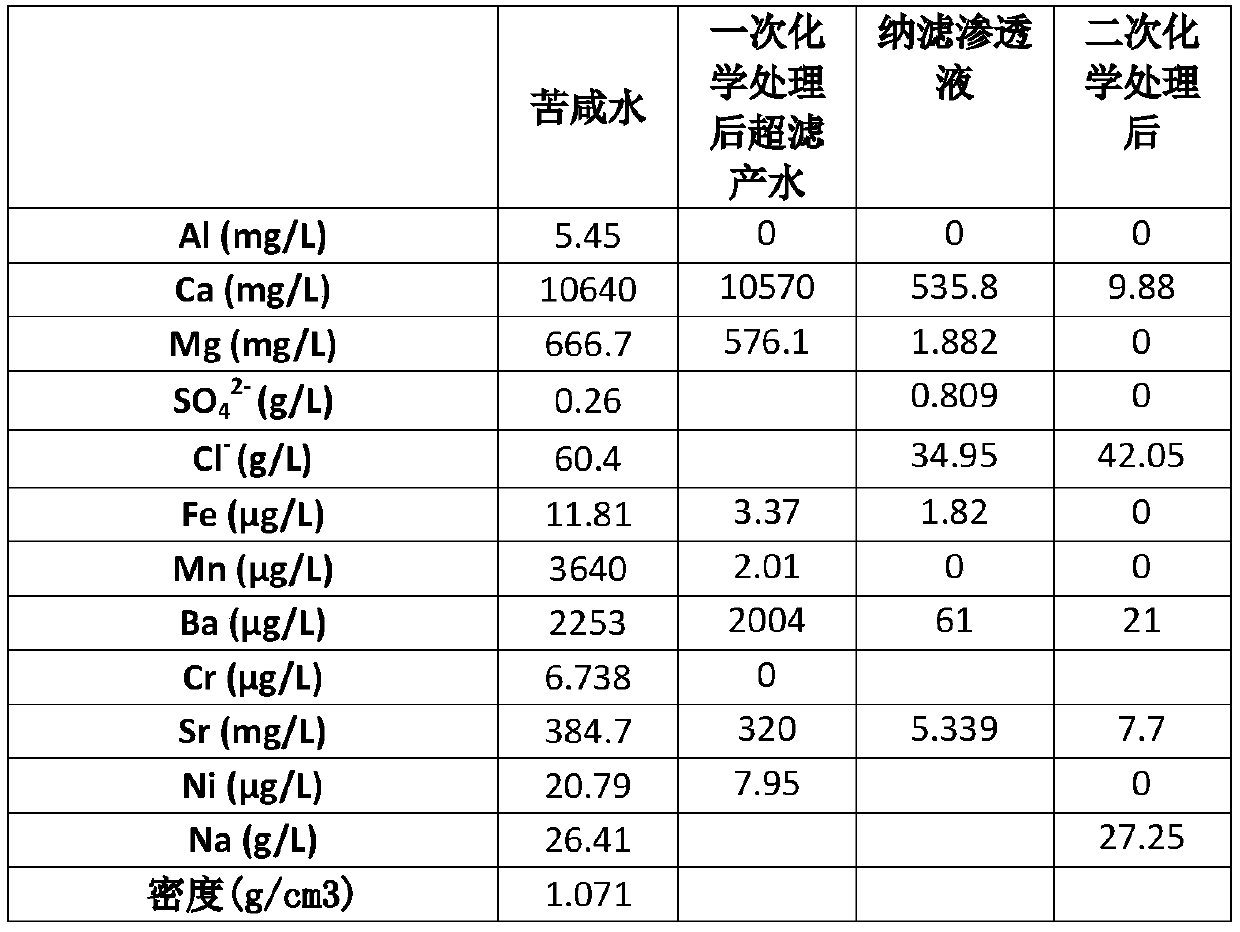 Processing technology of bitter salt water