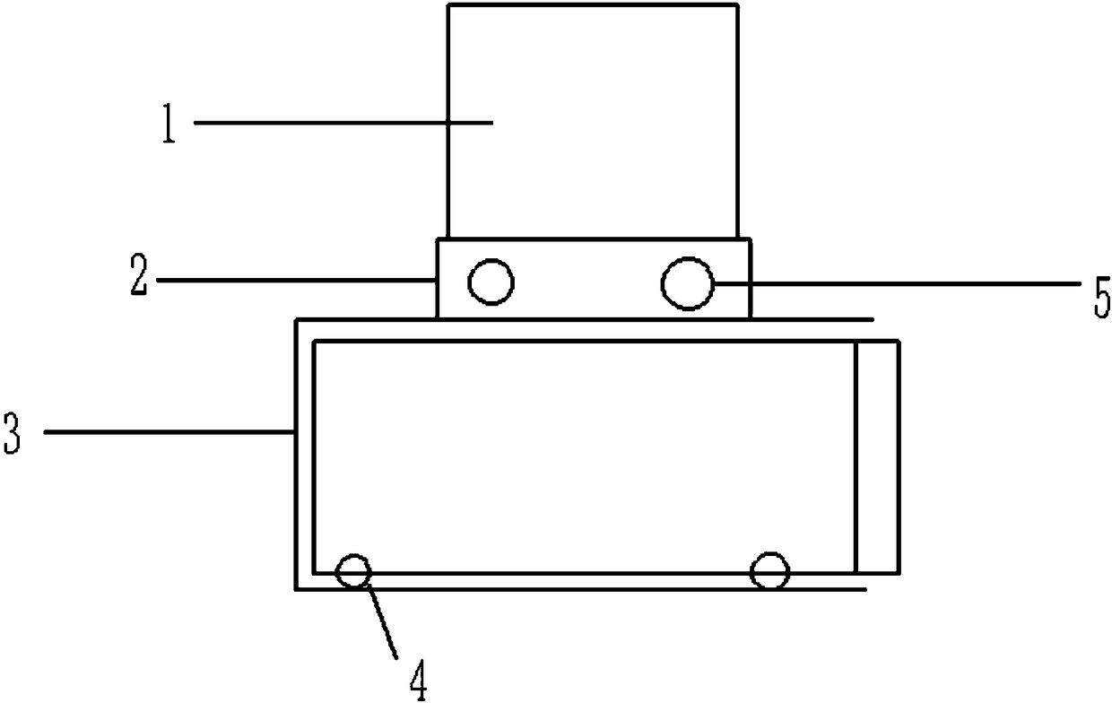 Computer host box capable of dissipating heat and reducing temperature and adjusting seat for computer screen
