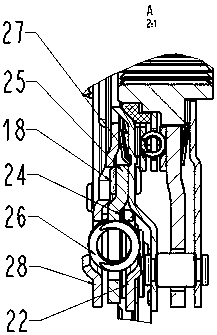 Automotive clutch disc with integrated three shock absorbers