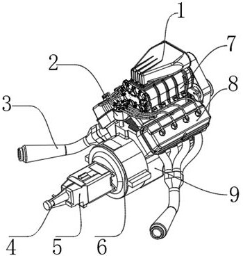 Integrated redundancy control system of supercharger