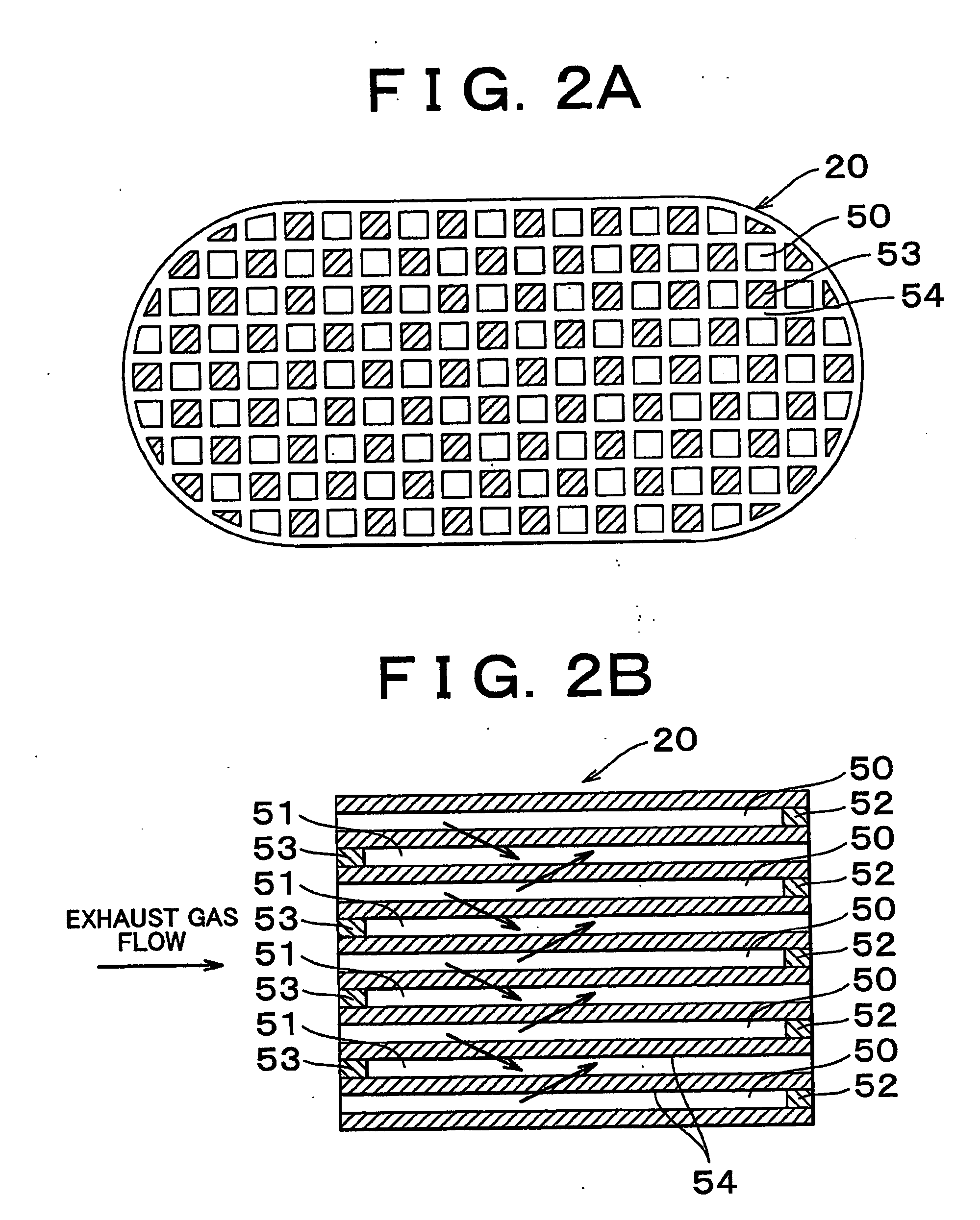Exhaust gas purifying device and method for internal combustion engine