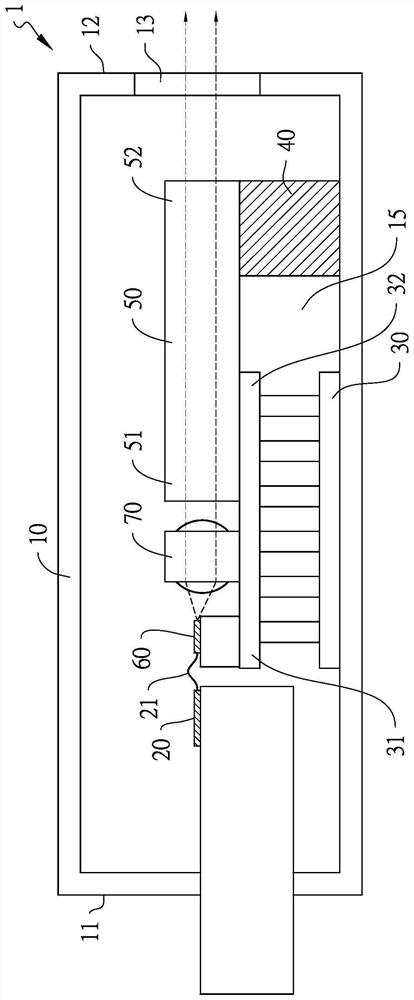 Improved structure of light emitting sub-module