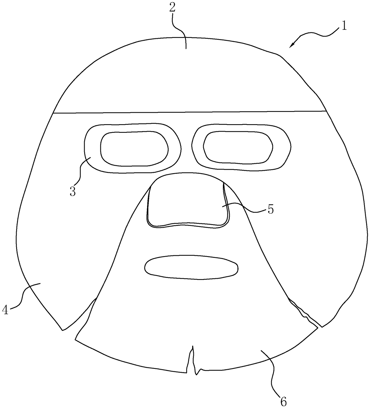 Zonal facial mask