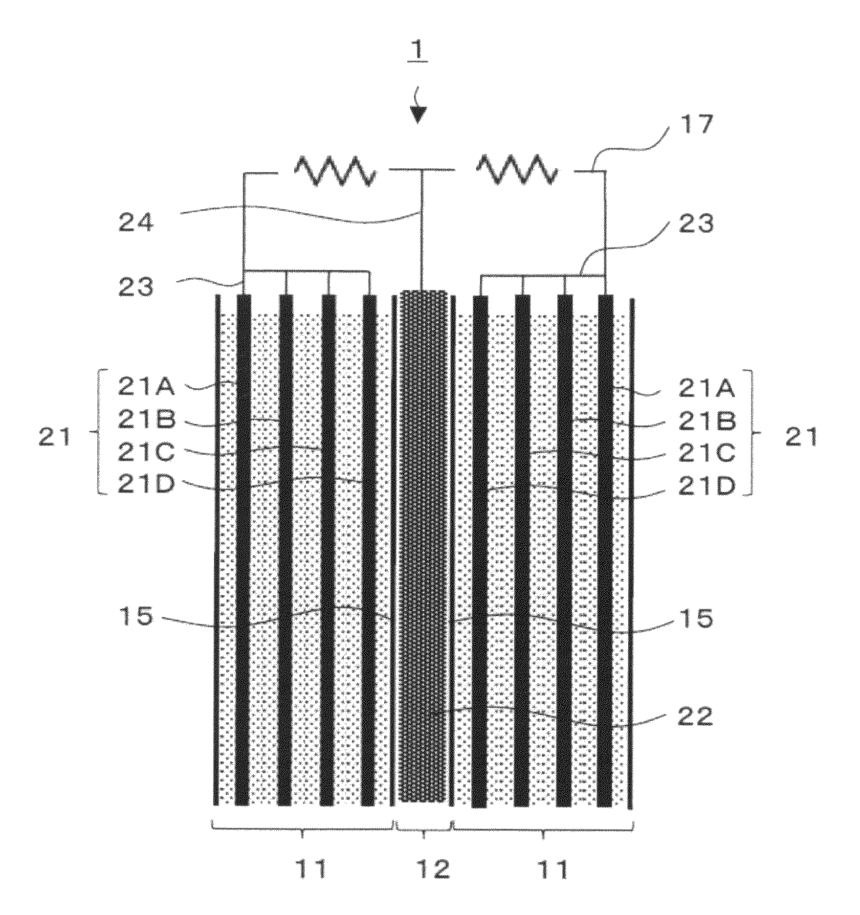 Microbial power generation device