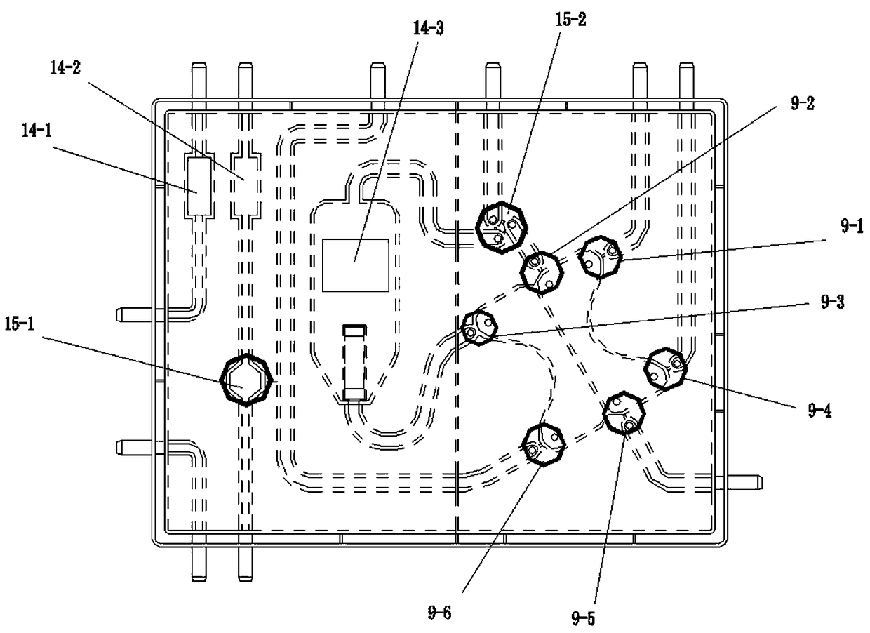 A kind of intermittent plasma collection machine