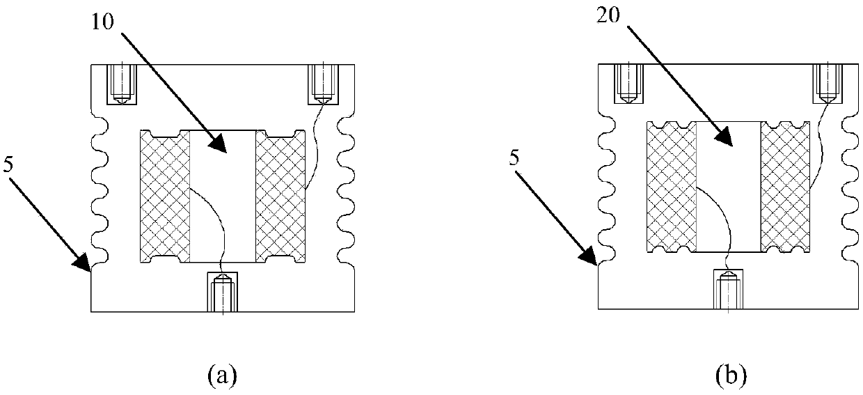 Tubular high-voltage ceramic capacitor with umbrella skirt structures