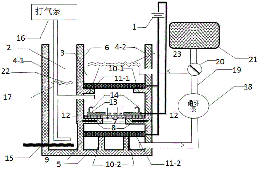 Copper plating device and electroplating method for printed circuit board with through holes