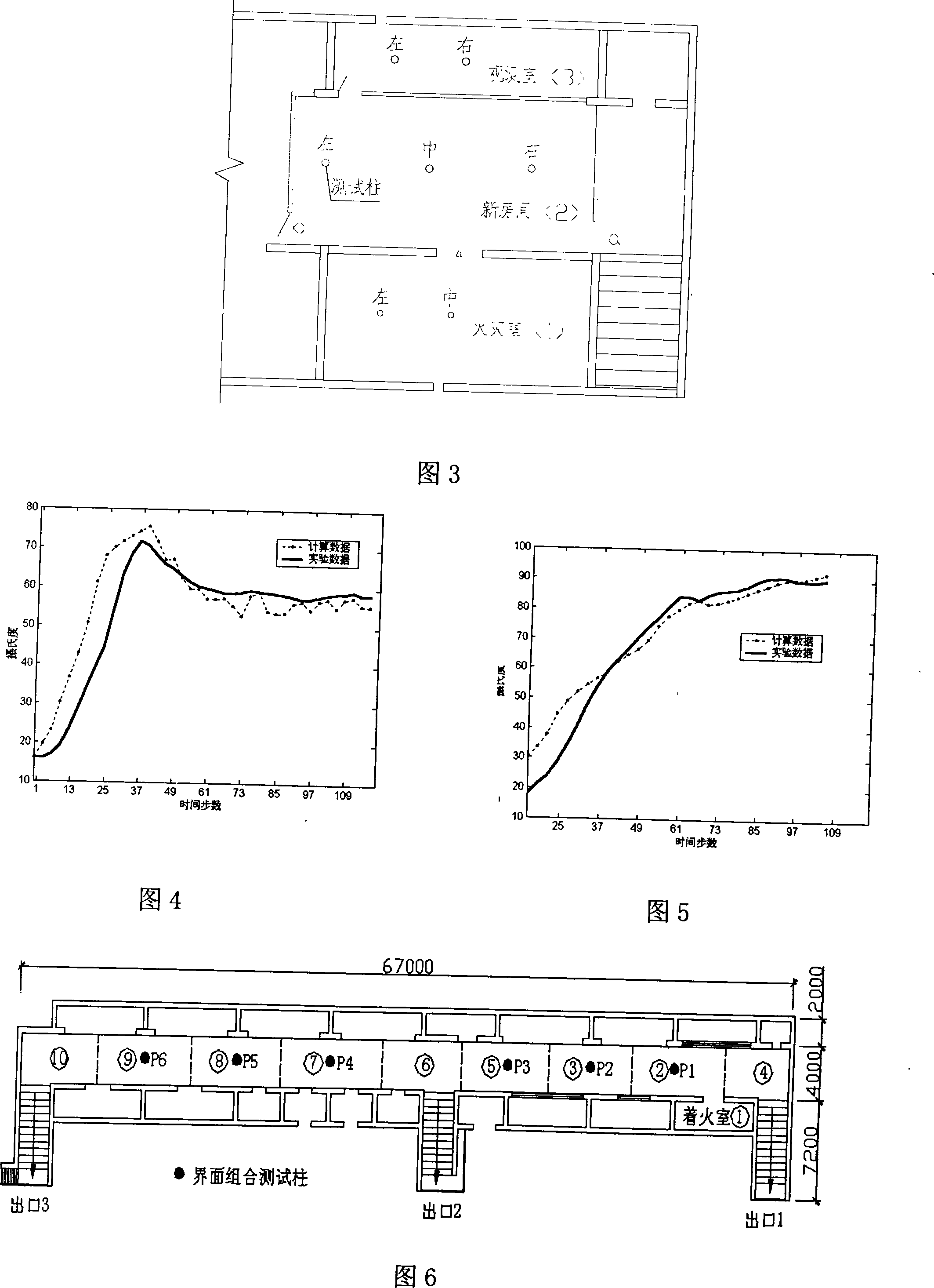 Prediction system and prediction method for building fire smoke flow feature