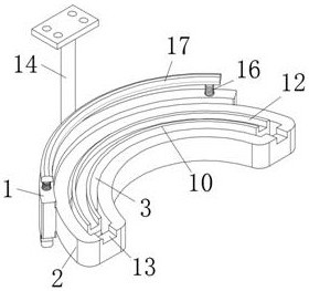 Clinical dental film X-ray photography fixing assembly for department of stomatology