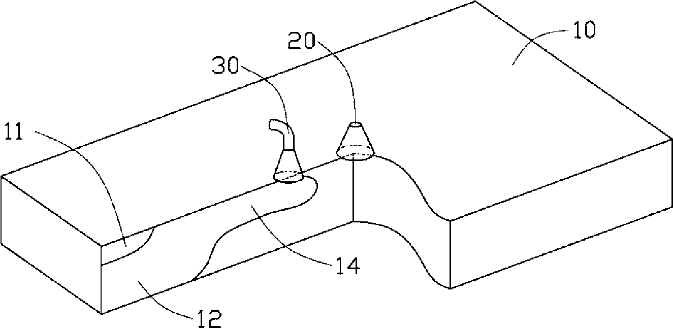 Brittle substrate and laser cutting method therefor