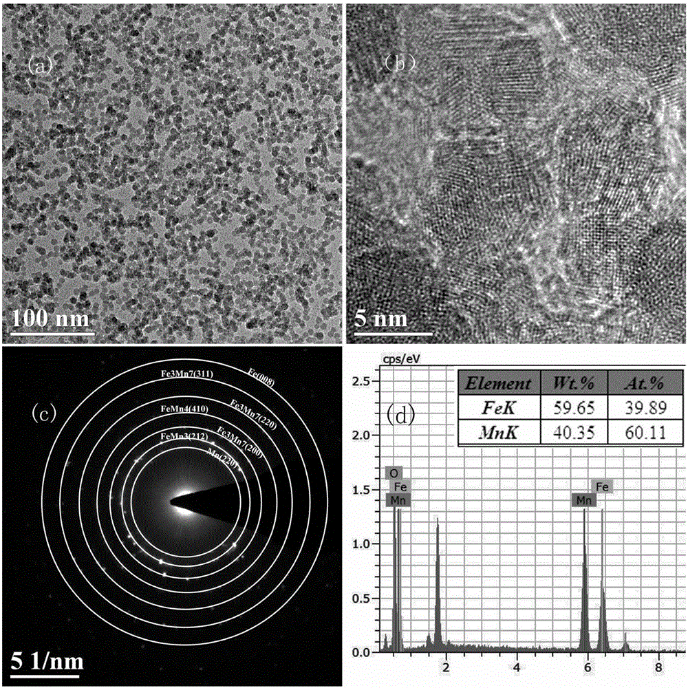 Preparation method for Fe Mn alloy nanometer thin films with high exchange biasing effect