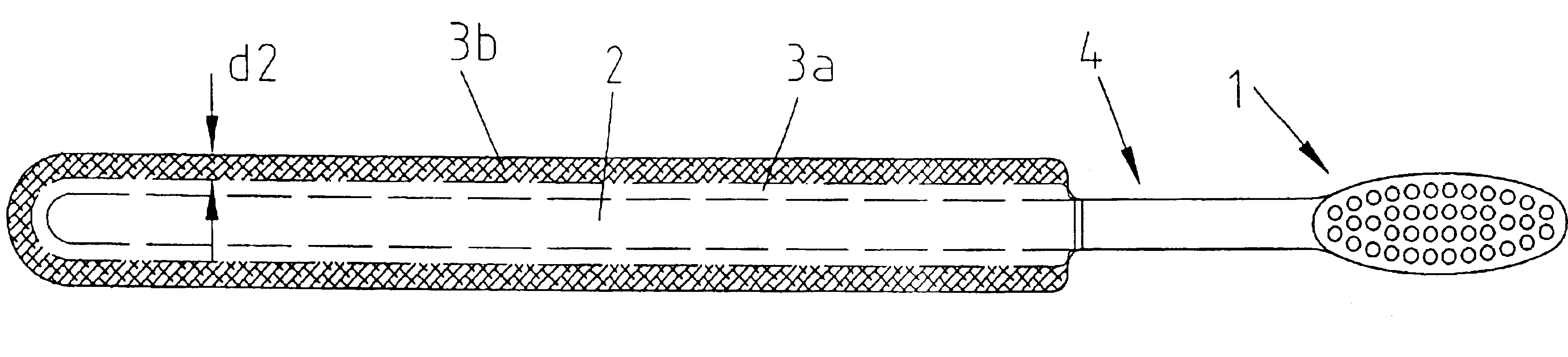 Method of producing thick-walled brushes, in particular toothbrushes
