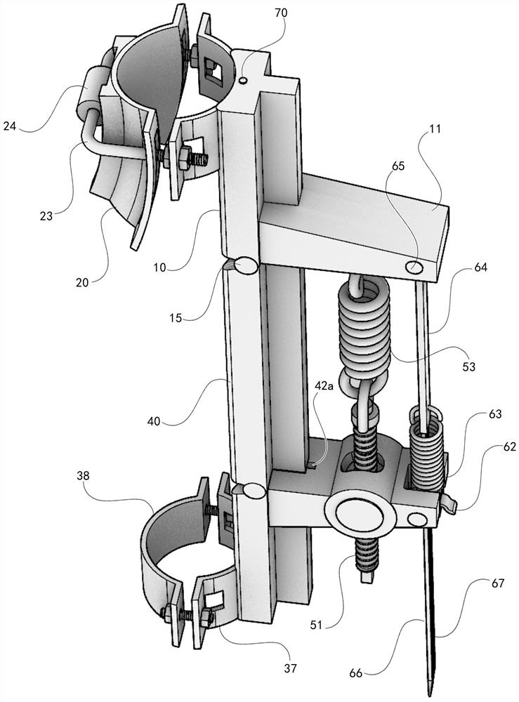 Automatic tree correcting device