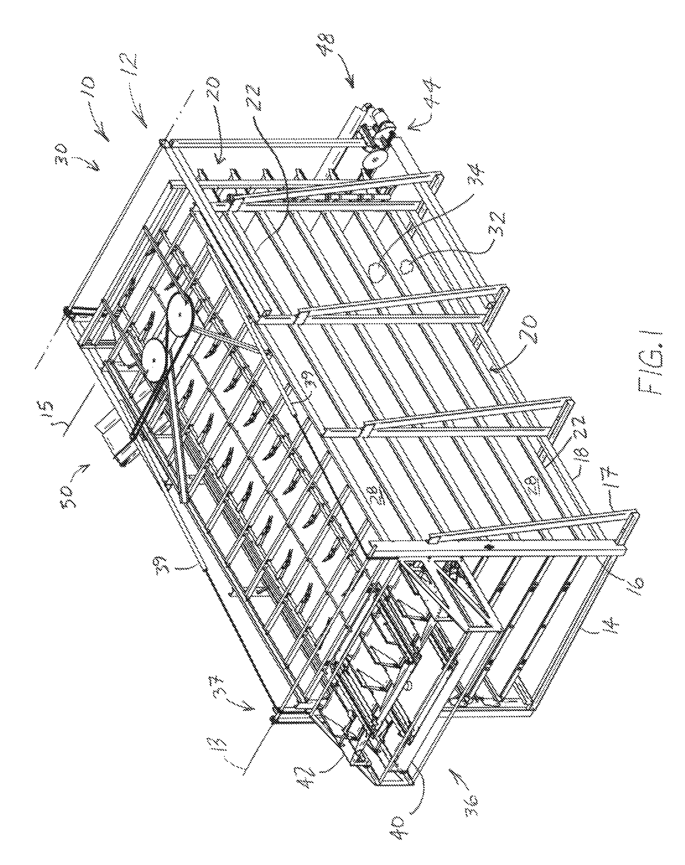 Sprouted seed grain growing and harvesting apparatus and method