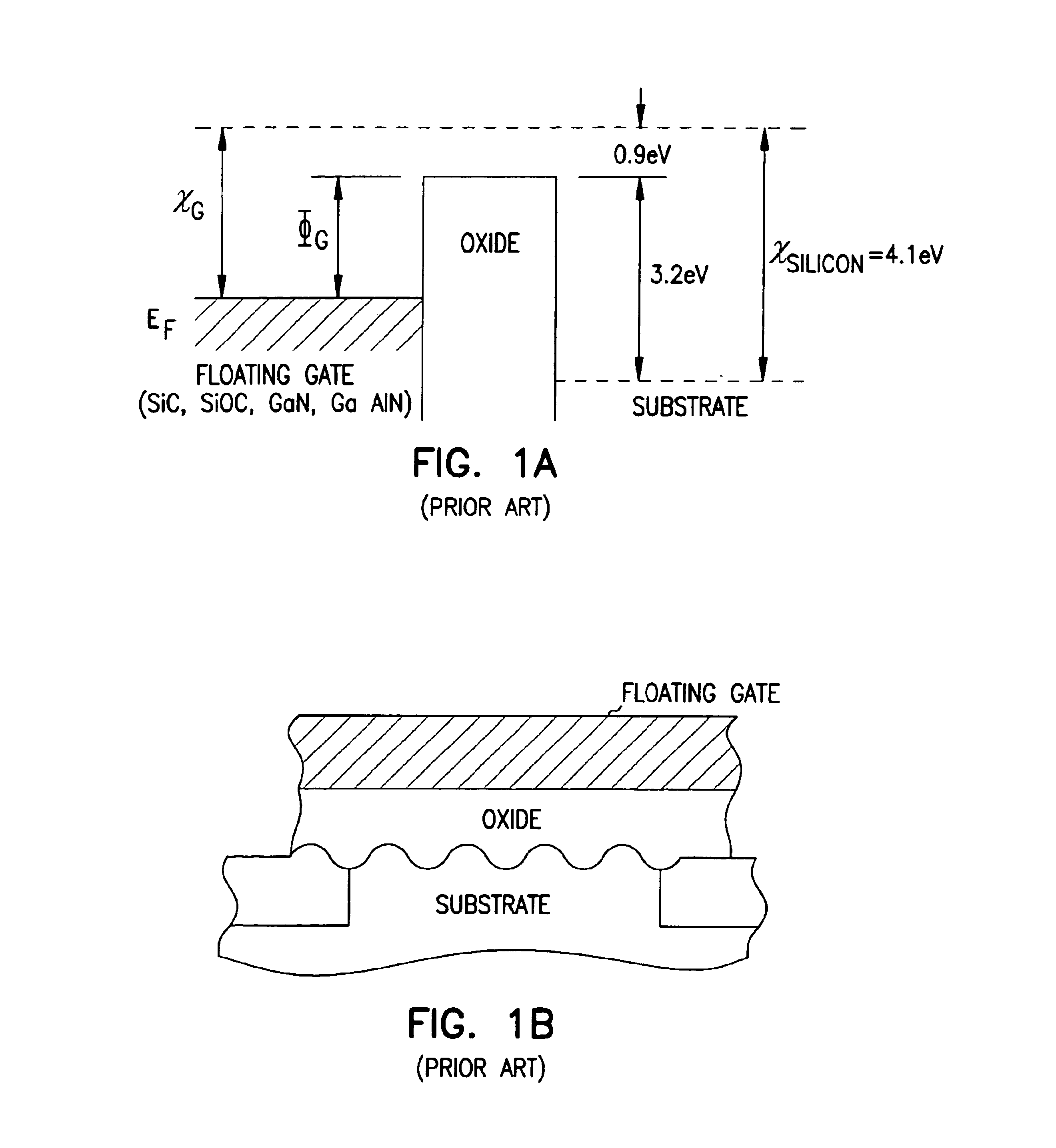 Programmable array logic or memory devices with asymmetrical tunnel barriers