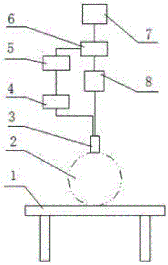 Fruit sugar degree detector based on optical sound technique