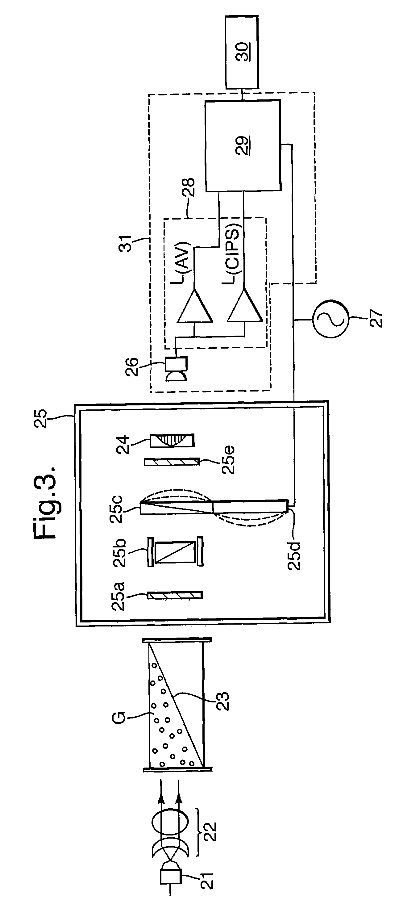 Optical absorption spectrometer and method for measuring concentration of a substance