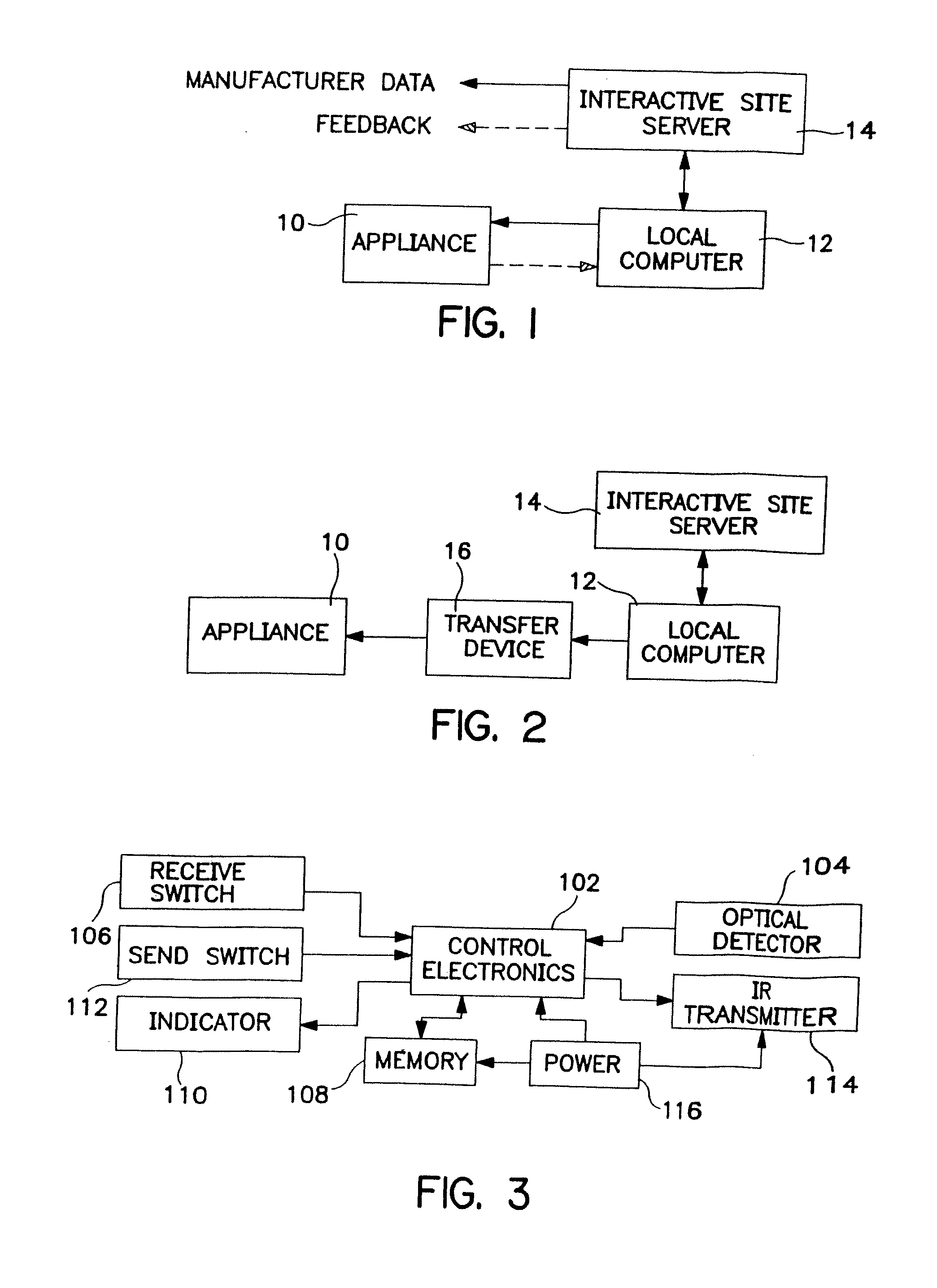 Method and Apparatus for Setting Programmable Features of an Appliance