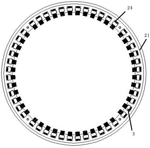 Ultra-thin side circuit conductive ring