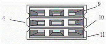 Anti-seismic energy saving three-dimensional mortise and tenon joint net fixing one-piece cast building structure and construction method