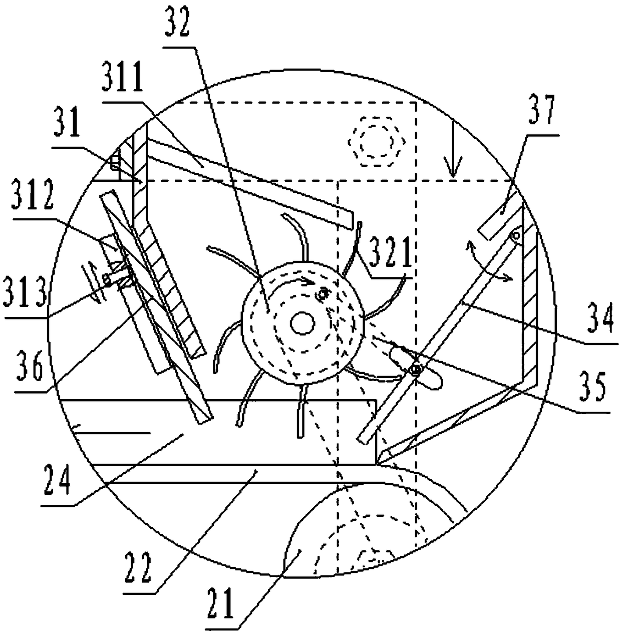 Dynamic wood chip sampling machine