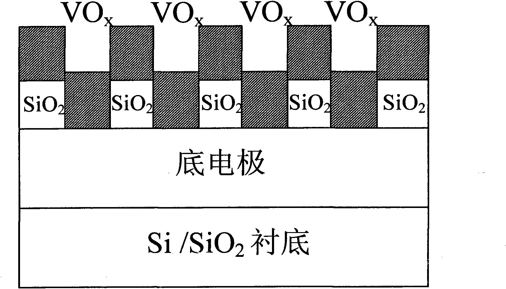 Nano polishing solution for chemically mechanical polishing of vanadium oxide and application thereof