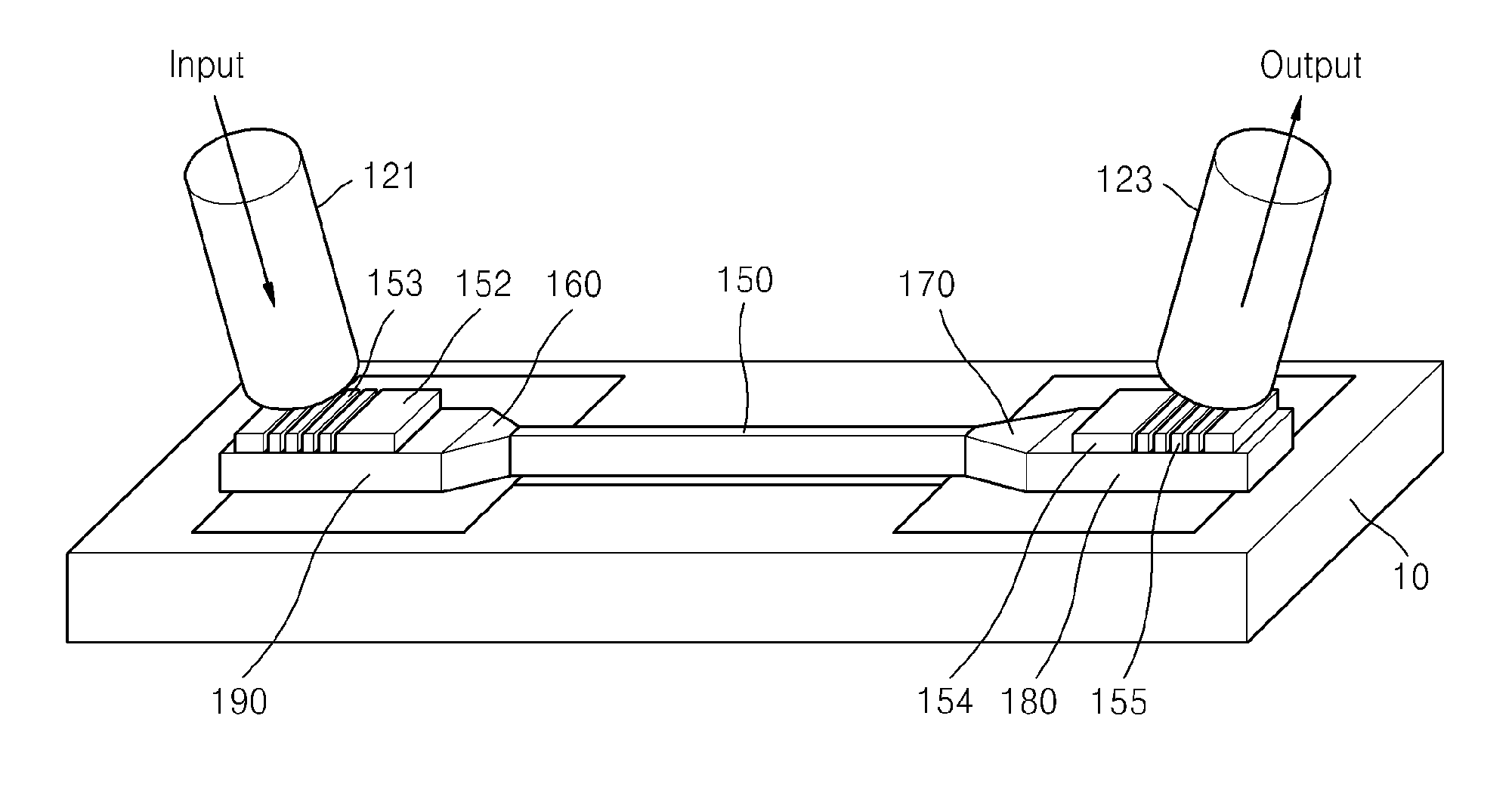 Optical waveguide and coupler apparatus and method of manufacturing the same