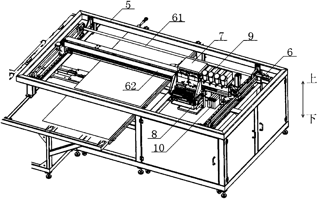 A screen printing device with inkjet printing and its control method