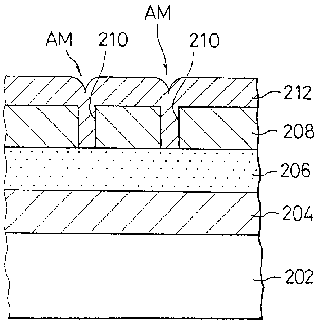 Formation of alignment mark and structure covering the same
