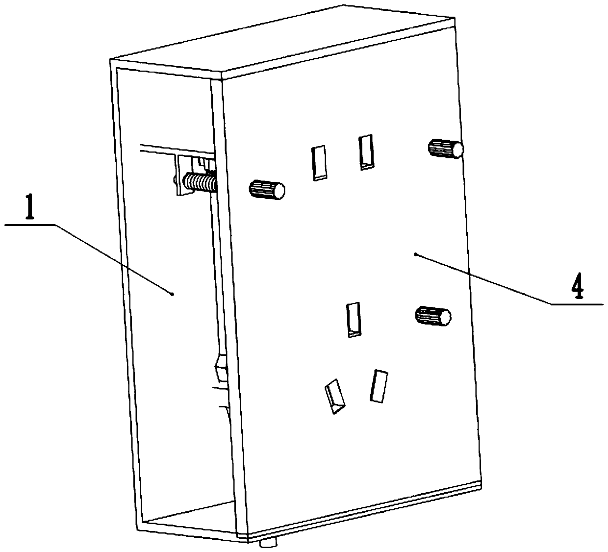 Manual locking anti-electric shock socket