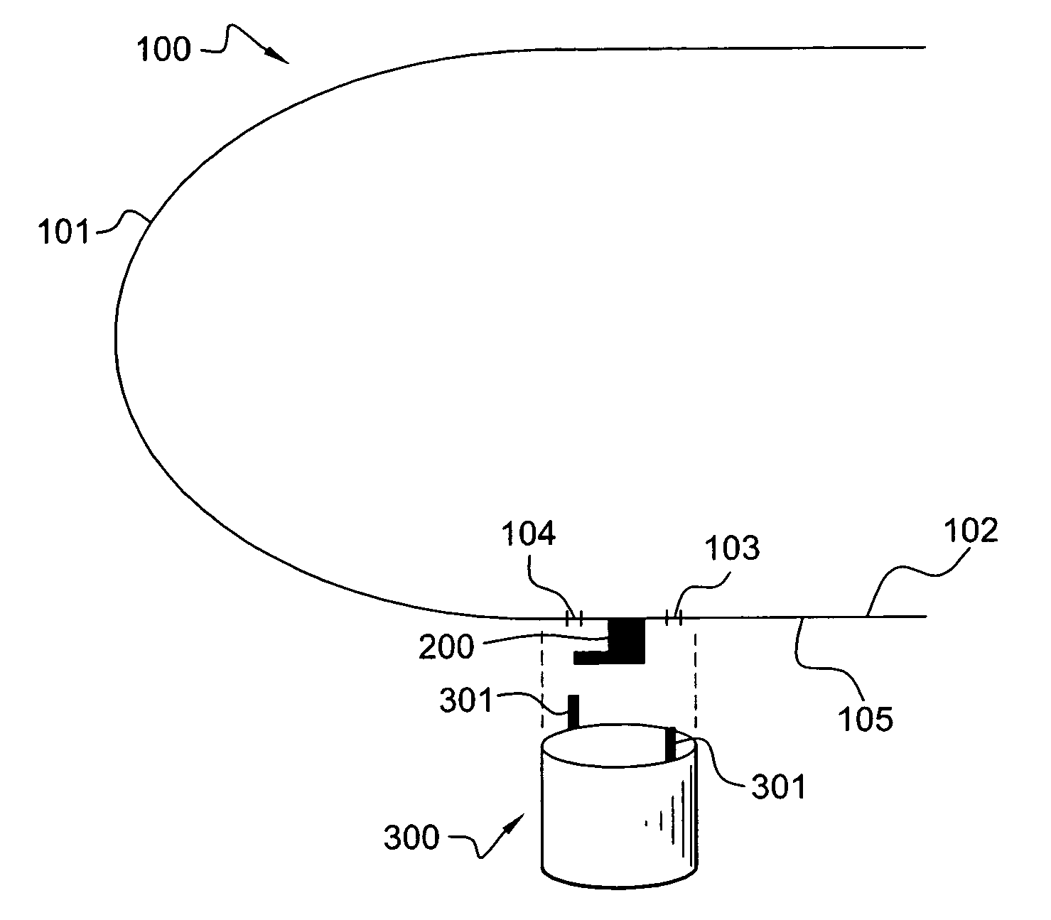 Device for the protection of a probe joined to an external wall of an aircraft