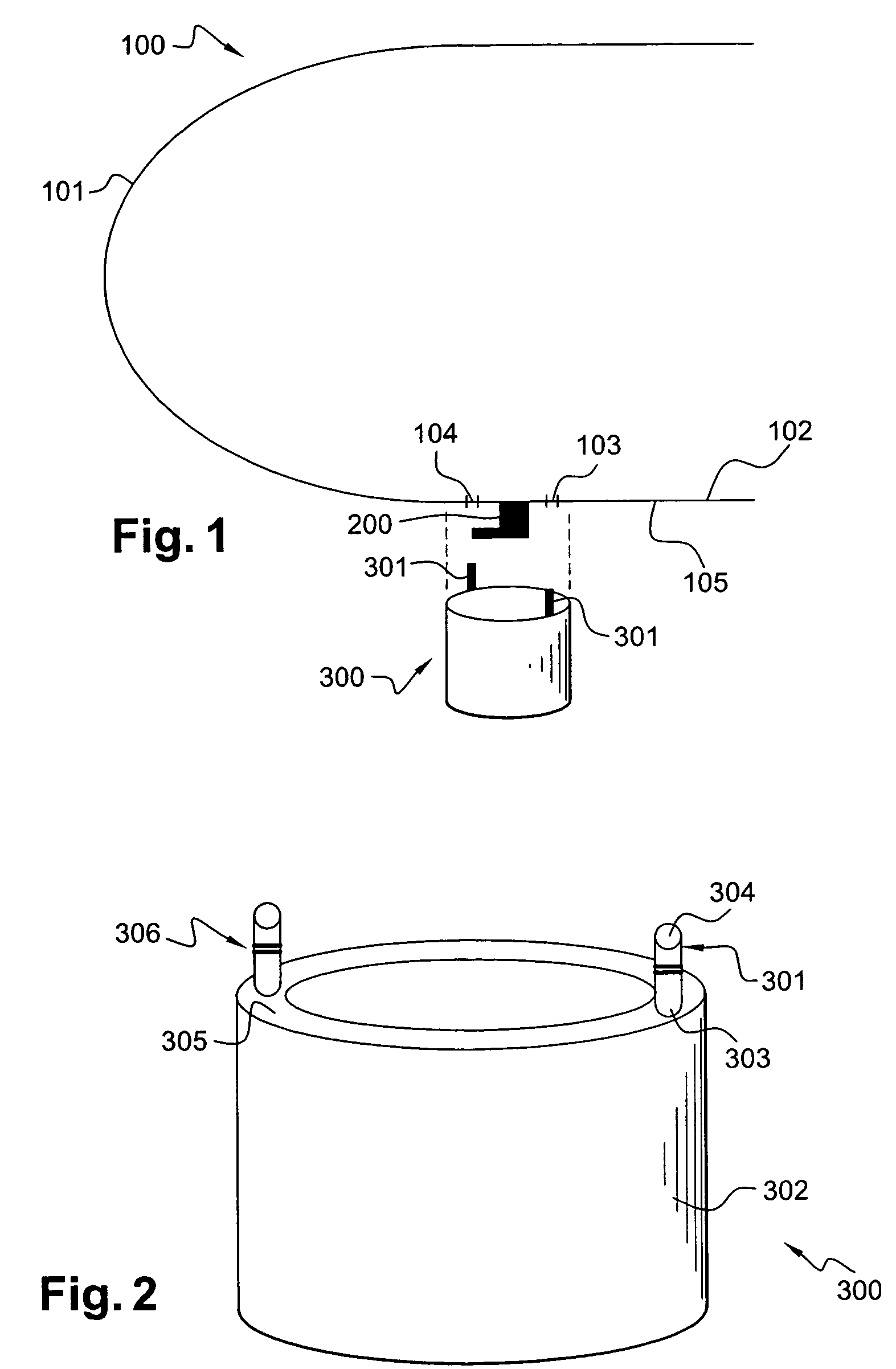 Device for the protection of a probe joined to an external wall of an aircraft