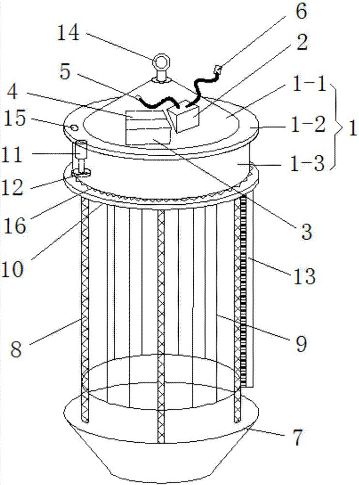 Insect inducing device with cleaning structure