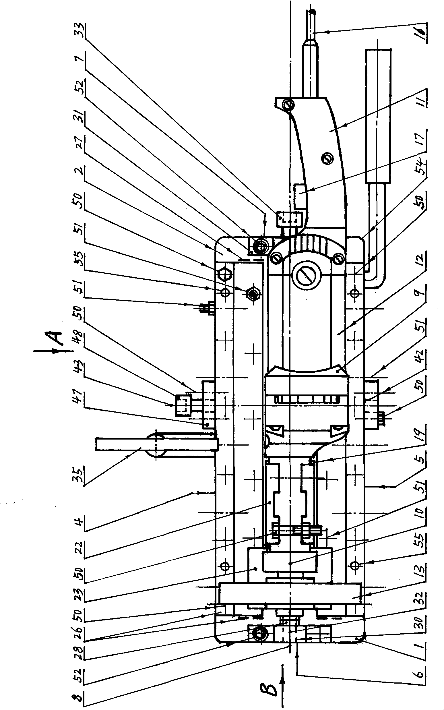 General suspended automobile drive axle balance shaft on-vehicle repair machine