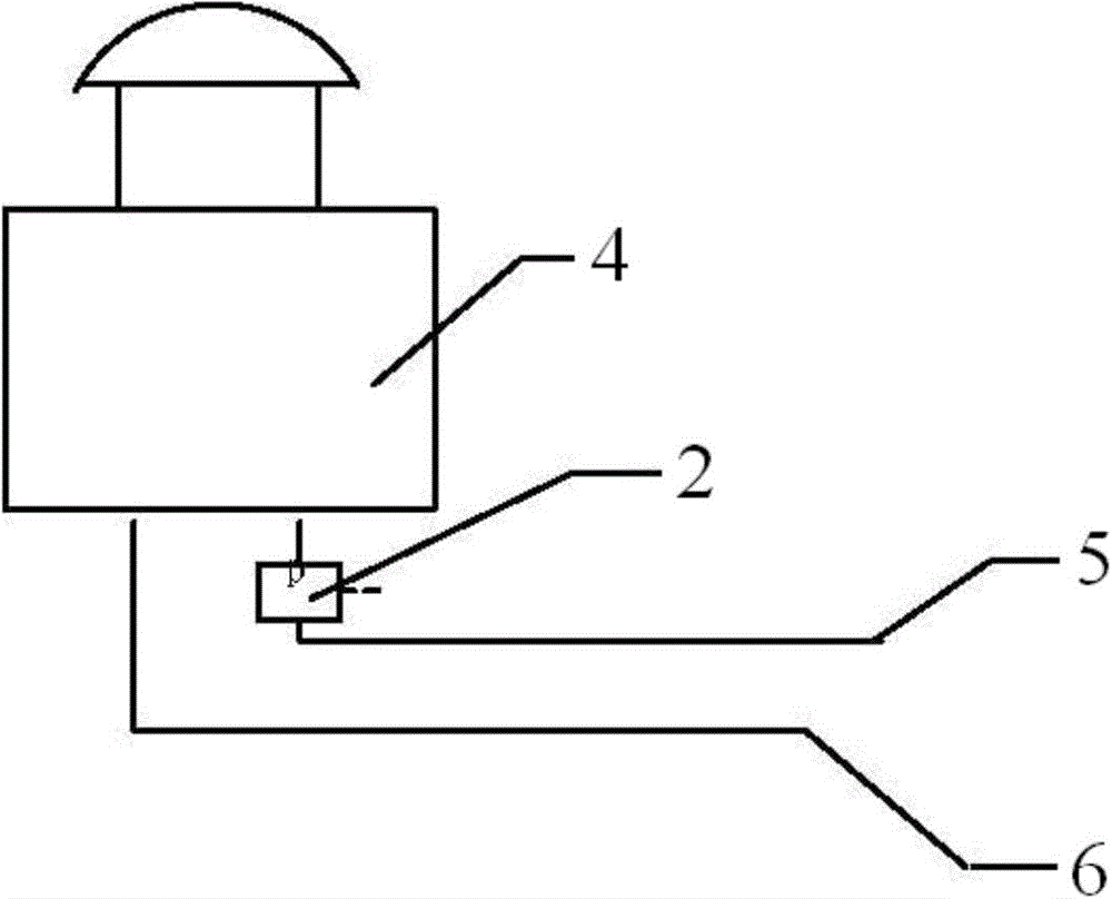 Cooling water warning device of vacuum pump of laminating machine