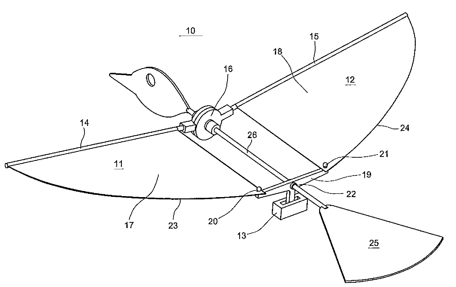 System for controlling flight direction