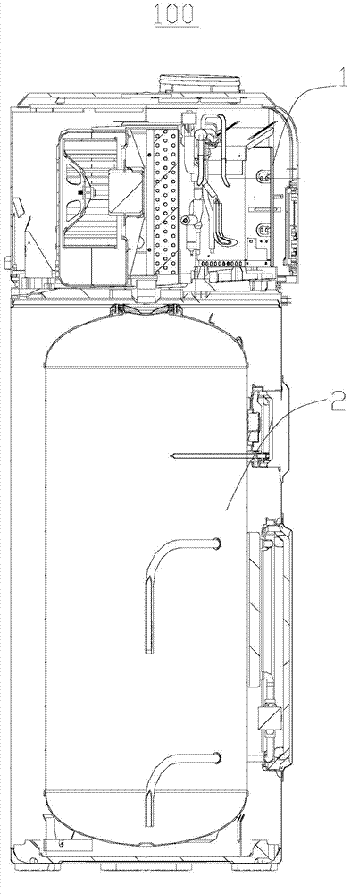 Integral heat pump water heater