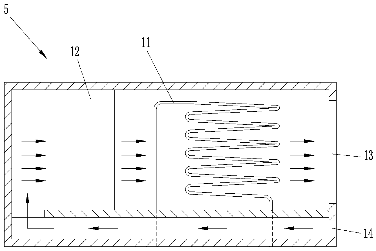 Energy-saving cold-accumulated-type refrigerating compartment