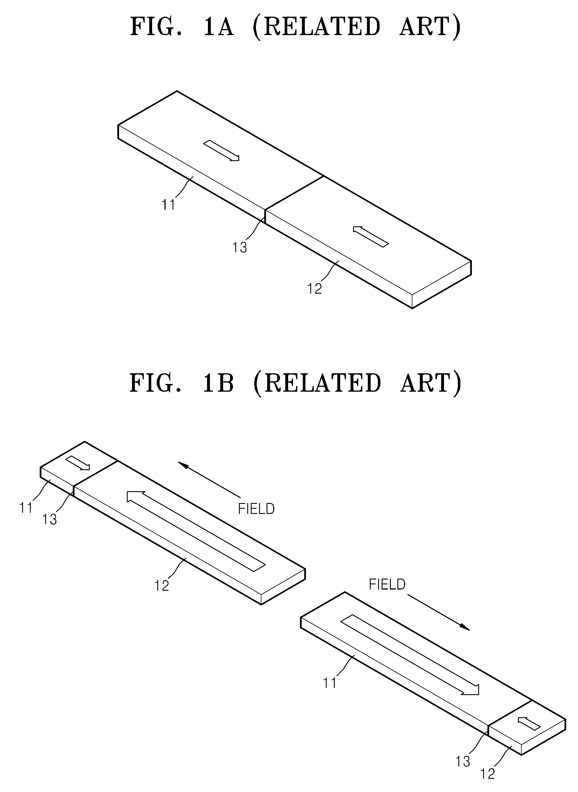 Memory device employing magnetic domain wall movement