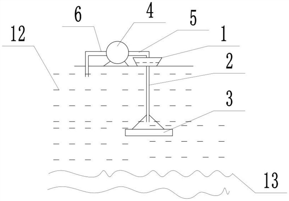 Underwater reoxygenation device