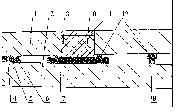 Microwave-welded convex tempered vacuum glass edge-sealed with sealing bar and having vacuumizing hole